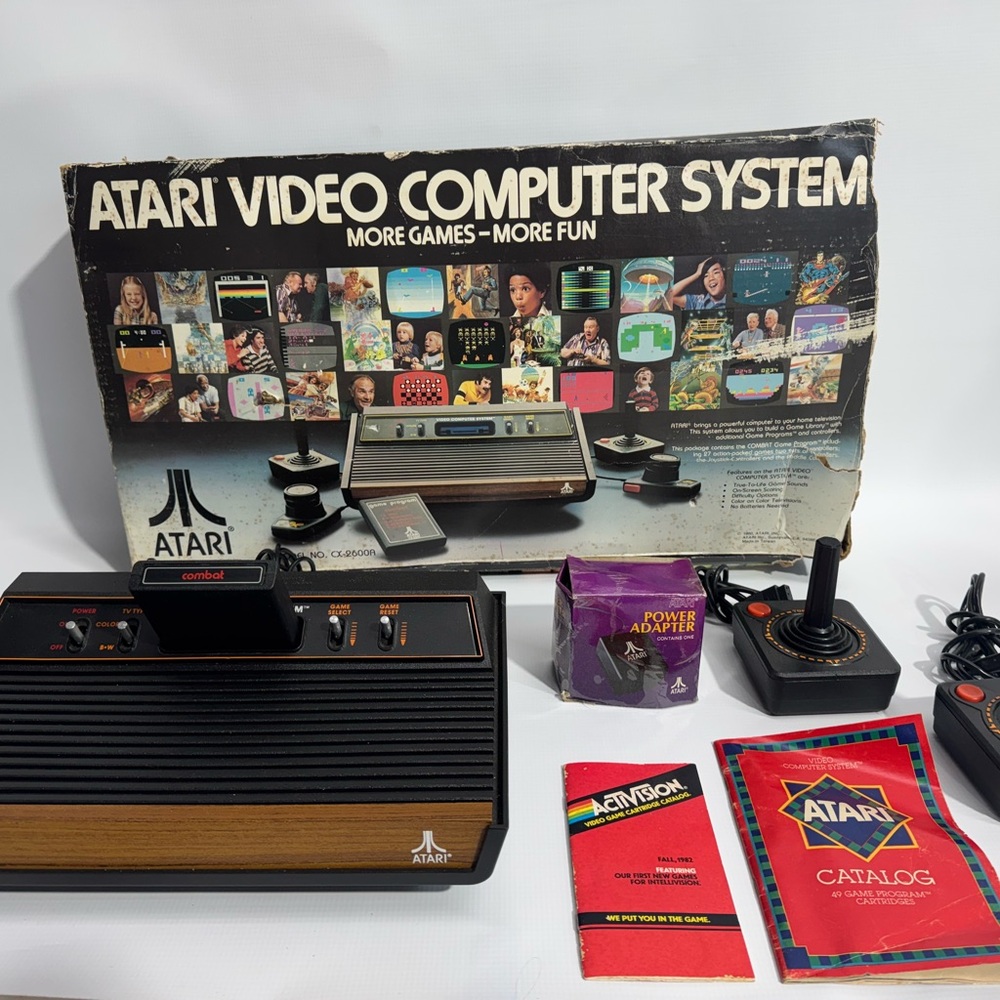 TESTED Atari 2600 Console Only 4 Switch CX-2600A Unit Original Working